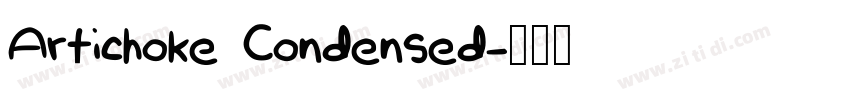 Artichoke Condensed字体转换